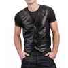 Leather Biker Style Vest - Leather Vest