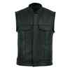 Leather Biker Vest - Leather Vest