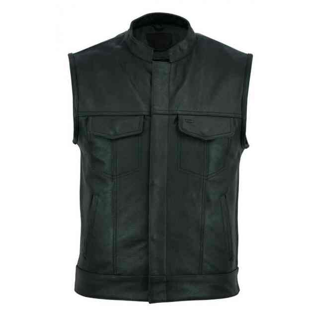 Leather Biker Vest Leather Vest