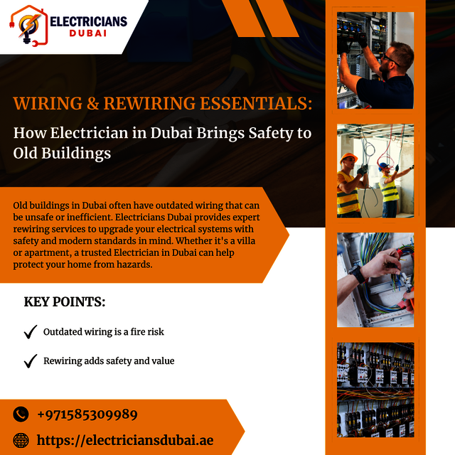 Wiring & Rewiring Essentials Electrician Dubai