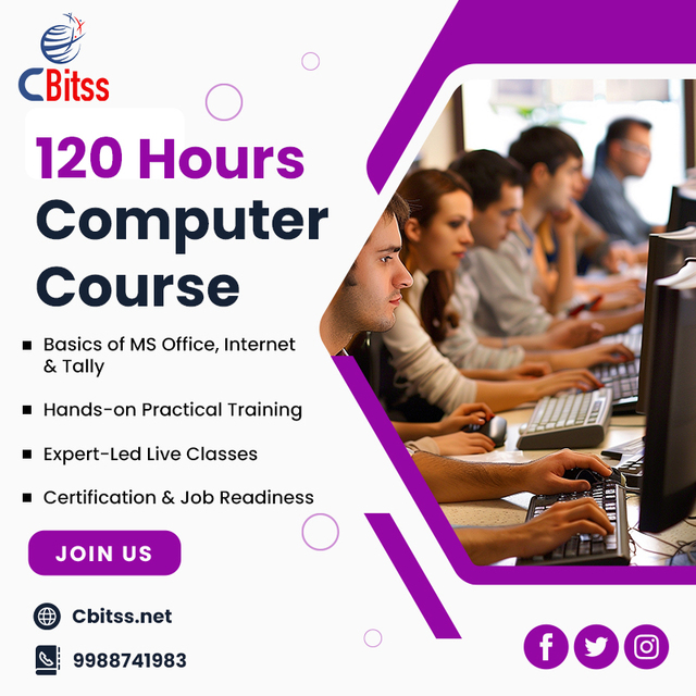 120 Hours Computer Course Picture Box