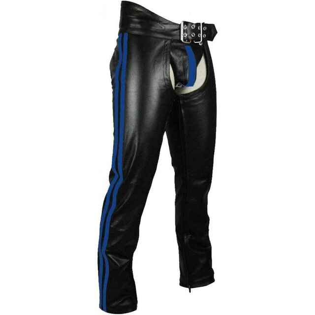 Leather Chaps with side straps Leather Chaps