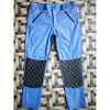 Leather Jeans pants with pa... - Leather Chaps