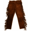 Sued Fringe Leather Pants - Leather Chaps