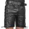 Leather Shorts with side laces - Leather Chaps