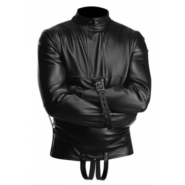 Leather Straight Jacket Leather Jacket