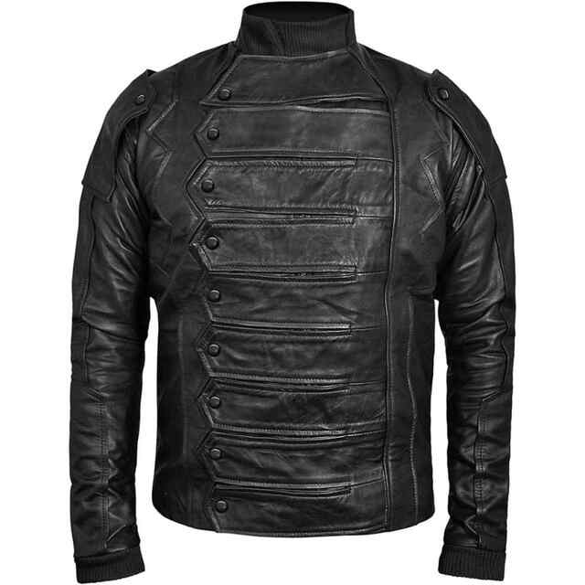 Leather Jacket Vest 2 in 1 Leather Jacket