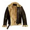 Men's Brown B3 Bomber Jacket - Leather Jacket