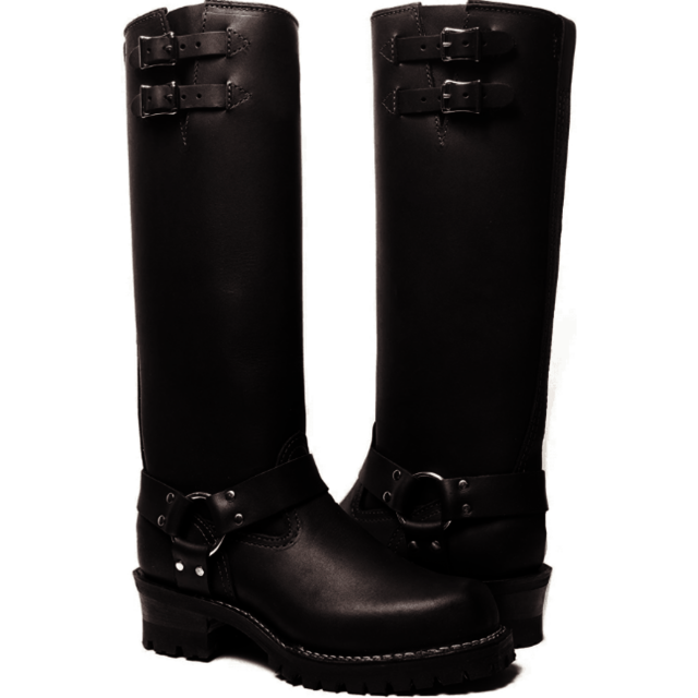 Leather Harness Boots with buckles Leather Boots,Caps,Flogger,Gloves,Harness,Jockstrap,Sling