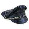 Leather Muri Chain Cap - Leather Boots,Caps,Flogger,...