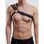Chest Leather Harness side - Leather Boots,Caps,Flogger,Gloves,Harness,Jockstrap,Sling
