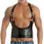 Leather Top Harness - Leather Boots,Caps,Flogger,Gloves,Harness,Jockstrap,Sling