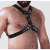 Leather X harness - Leather Boots,Caps,Flogger,...