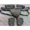 Leather Stud Jockstrap with... - Leather Boots,Caps,Flogger,...