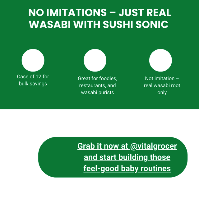 Sushi Sonic 4 Sushi Sonic Freeze-dried Real Wasab