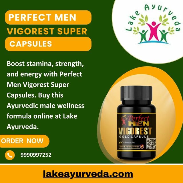 Buy Perfect Men Vigorest Super Capsules Online Lake Ayurveda