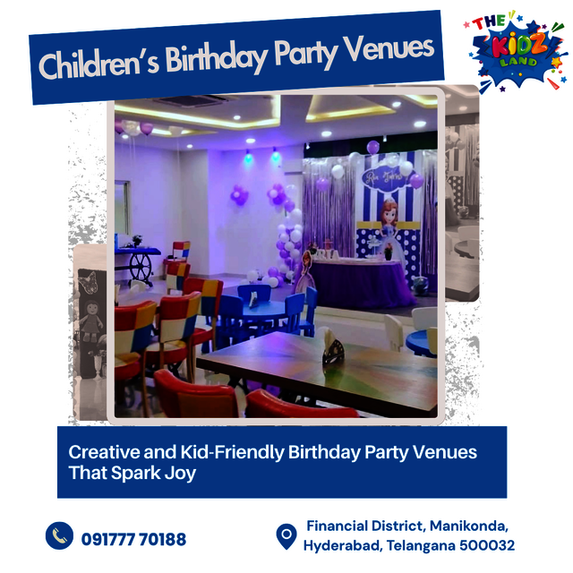 972025 Childrens Birthday Party Venues | 9177770188 | The Kidz Land