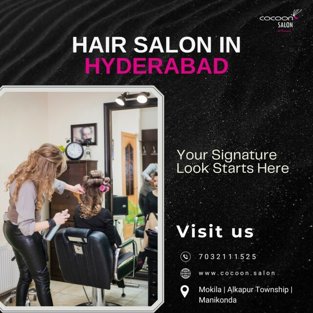 Hair Salon in Hyderabad | Cocoon Salon Picture Box