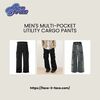 Men's Multi-Pocket Utility Cargo Pants – Streetwear Style by Face 3 Face