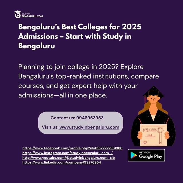 Bengaluru’s Best Colleges for 2025 Admissions – St Picture Box