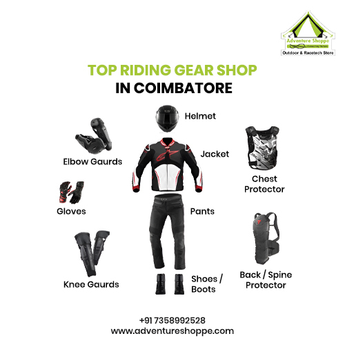5.Top Riding Gear Shop in Coimbatore Adventure Shoppe