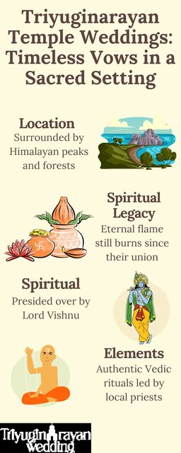 Triyuginarayan Temple Weddings Timeless Vows in a triyuginarayan wedding