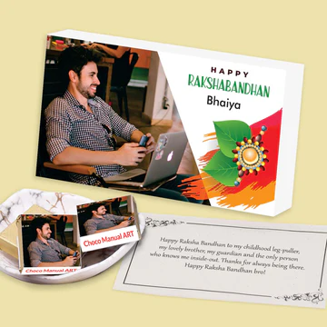 Rakhi Chocolate Gifts boys Picture Box