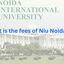 What is the fees of Niu Noida - Noida International University