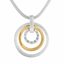 intertwined circle necklace - Intertwined circle necklace