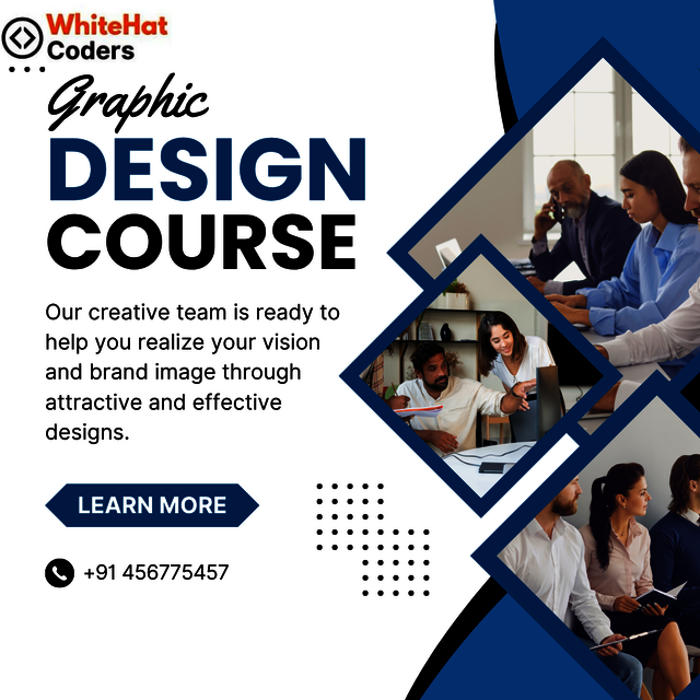 White and Blue Geometric Graphic Design Agency Fac Picture Box