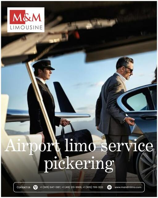 m and m lemo gmb - jun - 2025  Airport Limo Toronto – Luxury, Comfort, and Reliable Airport Transfers