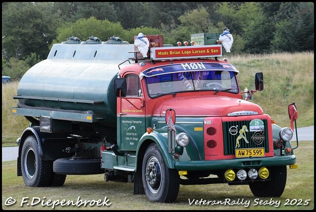 AW 75 595 Volvo N86 Mad Brian Lago Larsen - Mon DK Veteran Rally Seaby DK 2025