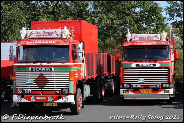 BT 10 644 Scania 141 AW 79 964 Scania 142 Steen Pe Veteran Rally Seaby DK 2025
