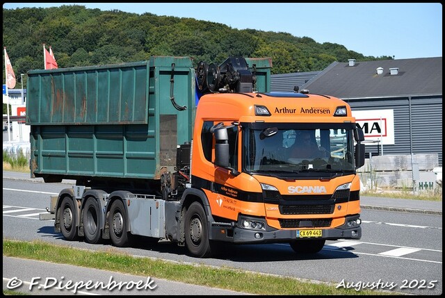 CX 69 443 Scania L360 Arthur Andersen-BorderMaker Rijdende autos 2025