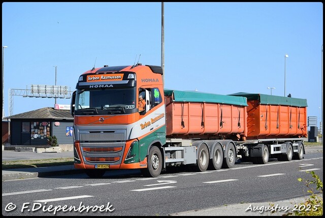 DR 55 425 Volvo FH16 750 Torben Rasmussen - Homaa  Rijdende autos 2025