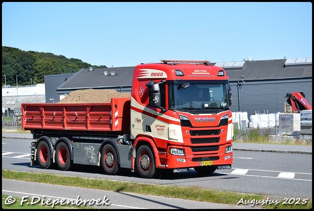 EF 62 592 Scania R660 Svend Jacobsen - Salten DK-B Rijdende autos 2025