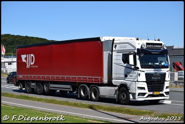 EL 24 272 MAN TGX 28-520 Bjarne Andersen - Sevel D Rijdende autos 2025
