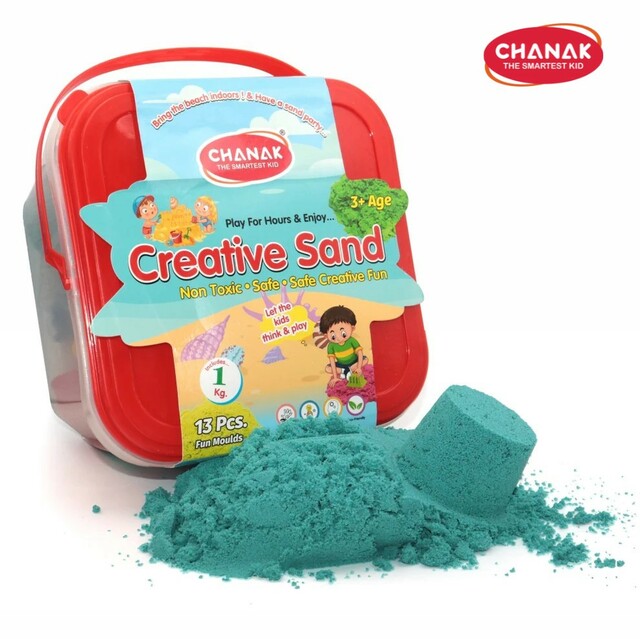 Sand box Chanak 1kg Creative Sand Box | Magic Sand Kit & Sandbox Play Set for Kids