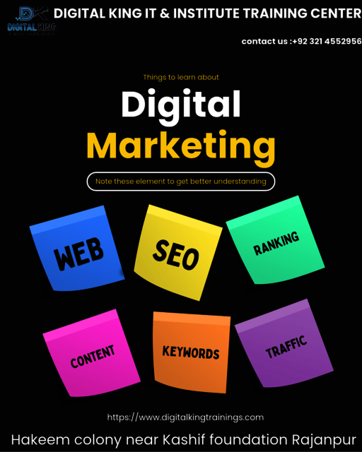 Black and Yellow Colorful Digital Marketing Instag Picture Box