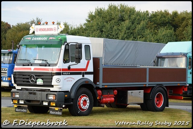 MB 1824 Carl Erik Pedersen - Vendelboen DK-BorderM Veteran Rally Seaby DK 2025