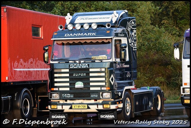 XT 89 708 Scania 143M 420 Lars Klemmensen-BorderMa Veteran Rally Seaby DK 2025