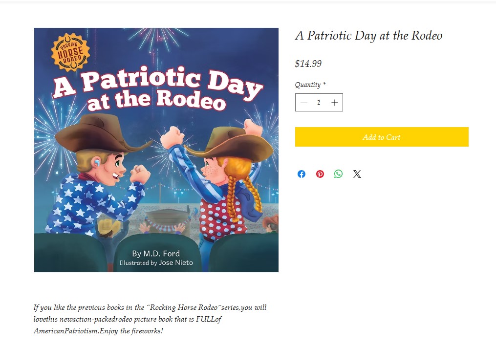 A Patriotic Day at the Rodeo Picture Box