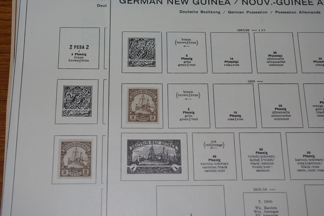 IMGP7530 Reich Colonies 1860-1945 sur Schaubek pages