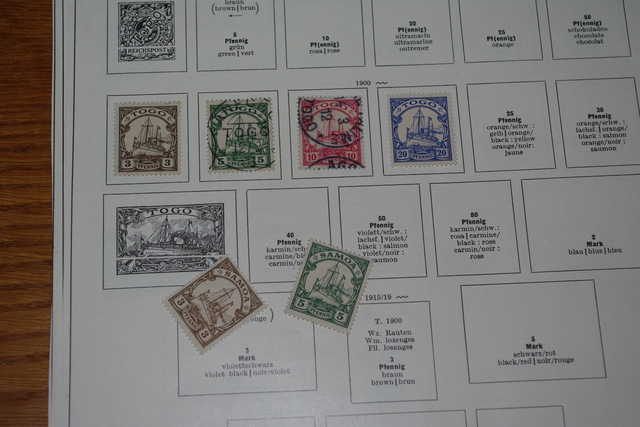 IMGP7531 Reich Colonies 1860-1945 sur Schaubek pages