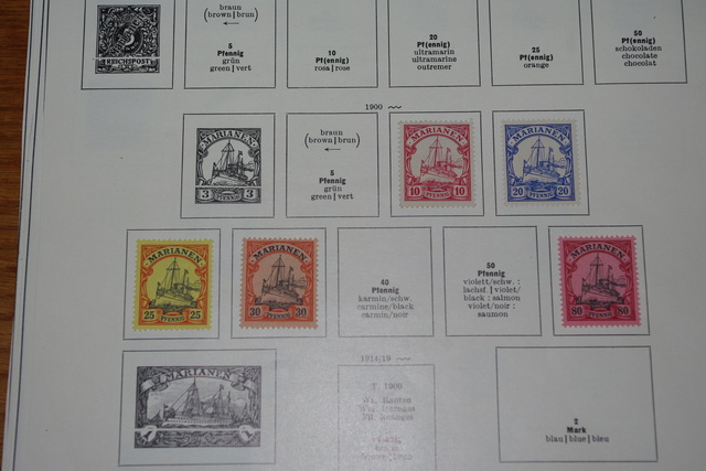 IMGP7533 Reich Colonies 1860-1945 sur Schaubek pages