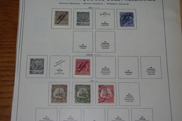 IMGP7537 Reich Colonies 1860-1945 sur Schaubek pages