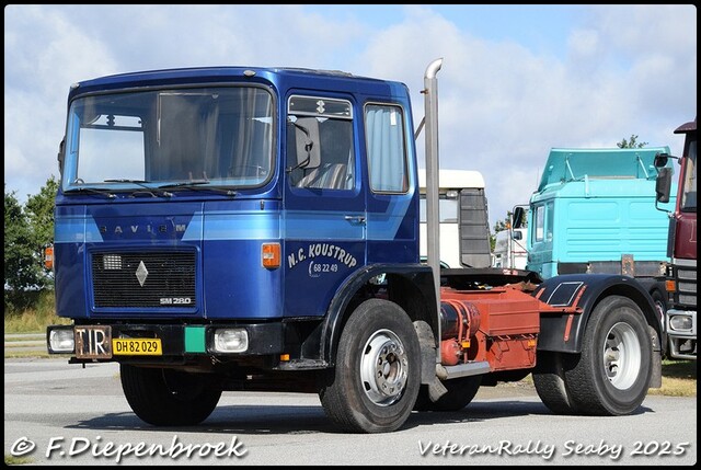 DH 82 029 Saviem SM 280 N C Koustrup2-BorderMaker Veteran Rally Seaby DK 2025