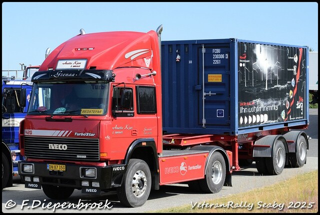 DN 87 350 Iveco Turbostar 190-42 Anette Kjaer - Gr Veteran Rally Seaby DK 2025