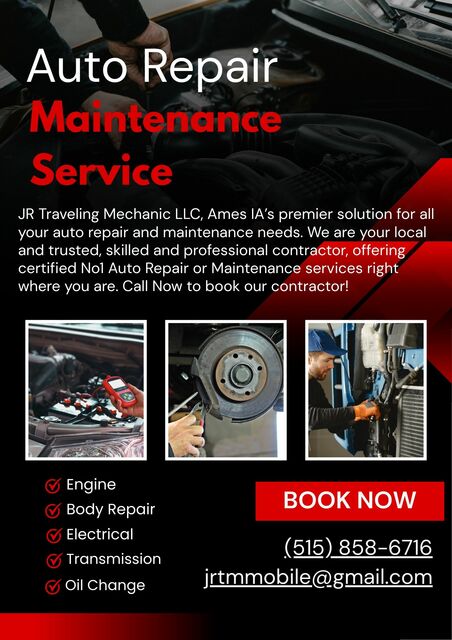 Auto Repair or Maintenance Service Picture Box