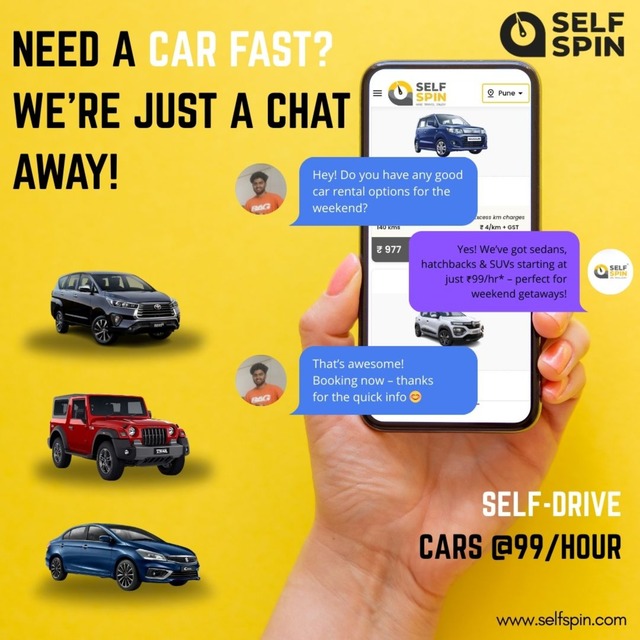 Best Car Rental-3000x3000 Selfspin Car and Bike Rental